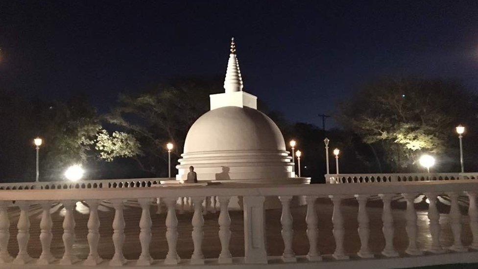 The Buddhist temple in Botswana's capital Gaborone