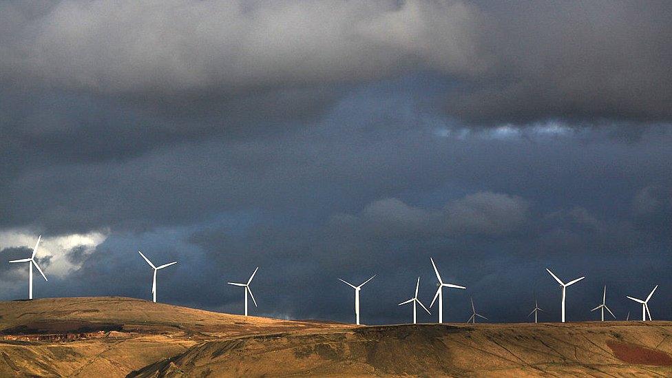 Wind farm, south Pennines