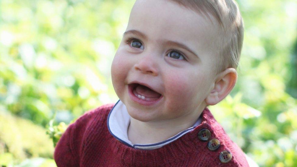 Prince Louis smiling