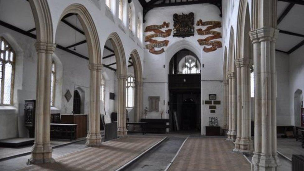 Interior of St Clement's Church