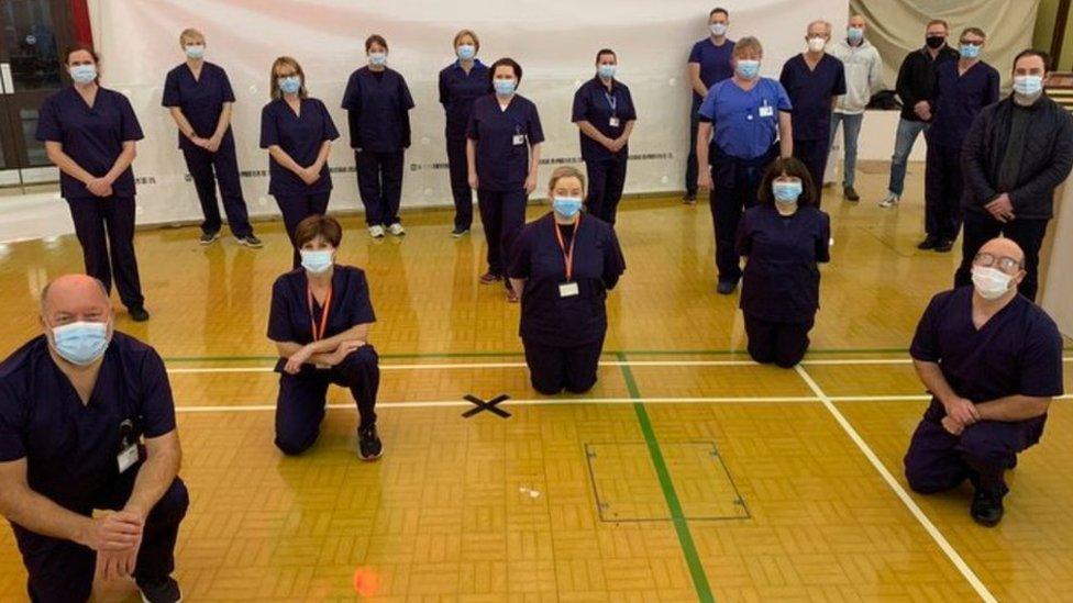 Jersey vaccination team