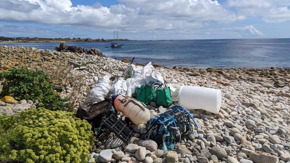 Rubbish on Scilly