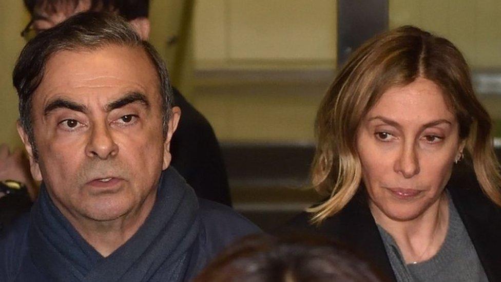 Carlos and Carole Ghosn