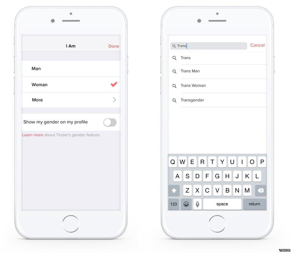 This is what the new service on Tinder will look like