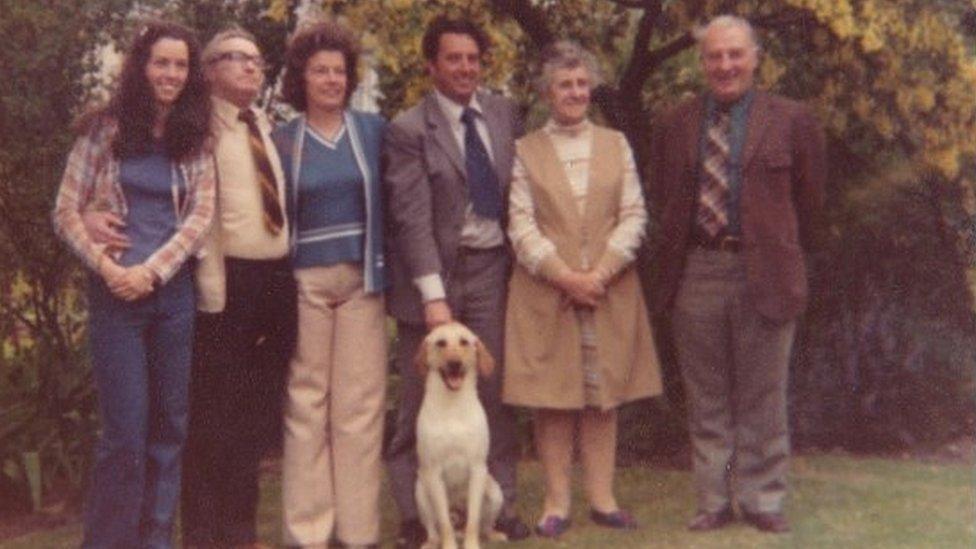 Eddie and Lilian Gray (centre)