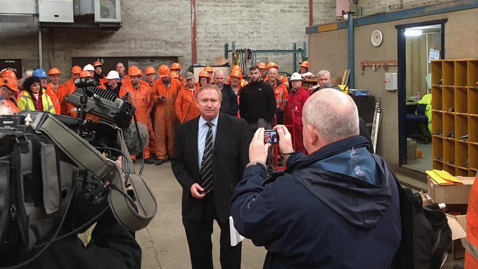 Alan Ritchie from the GMB