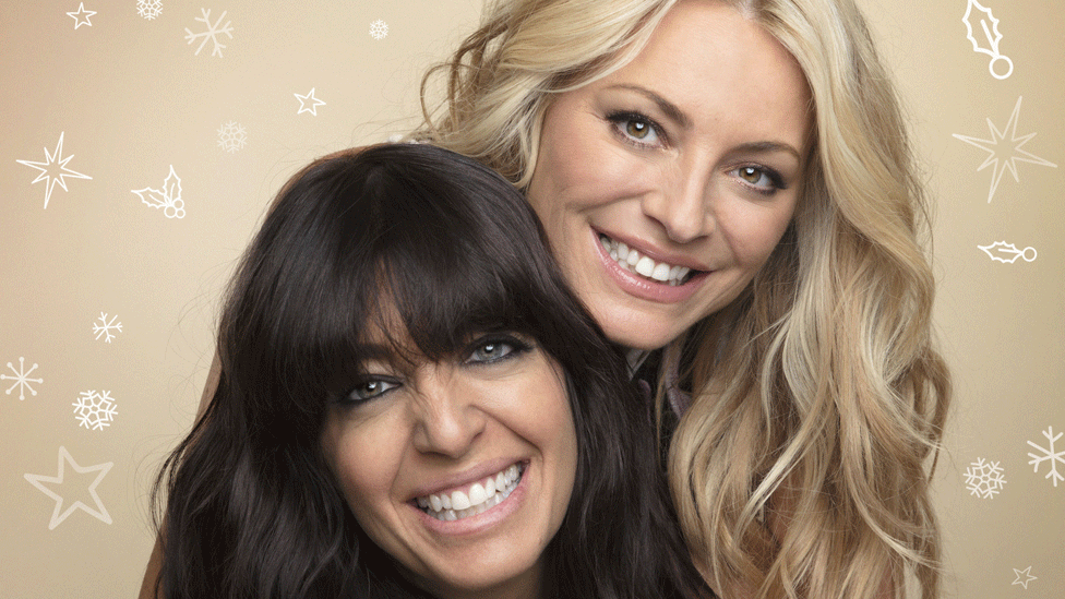 Claudia Winkleman and Tess Daly