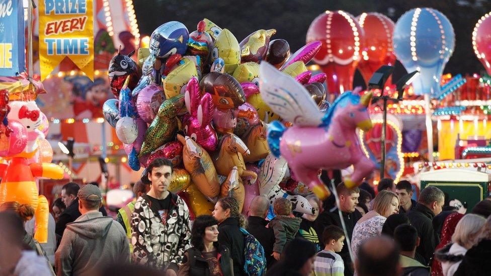 Goose Fair in Nottingham