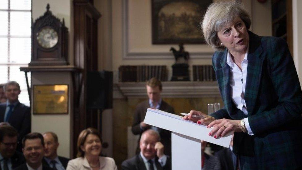 Theresa May launches leadership campaign