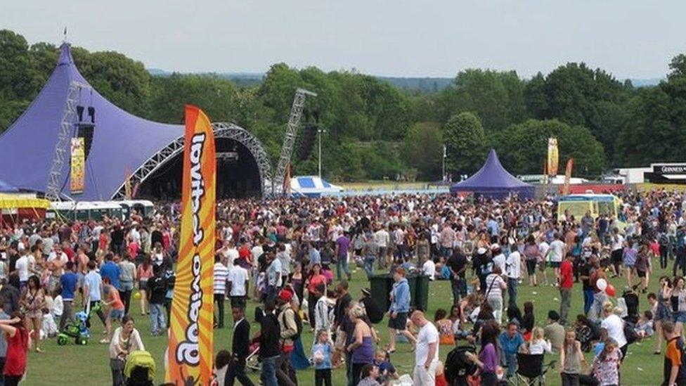 Crowds at the Godiva Festival 2011