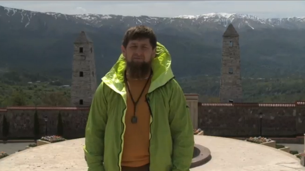 Ramzan Kadyrov in the trailer for the programme