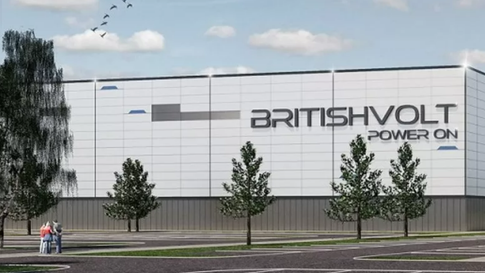 Proposed Britishvolt plant in Northumberland