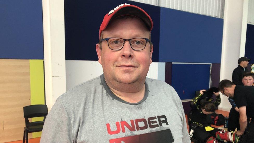 Jason Lambley, the Cardiff Junior Devils under-11s coach