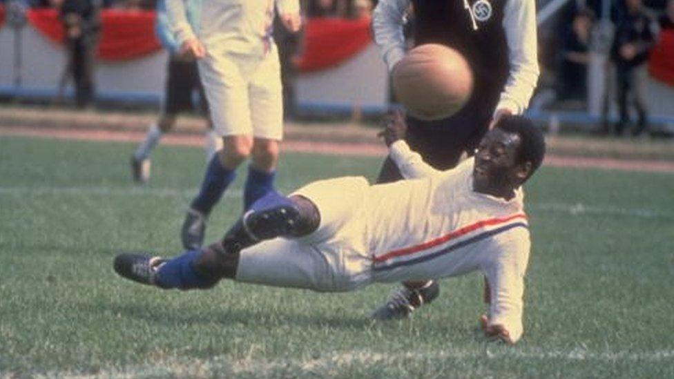 Pele in film Escape to Victory