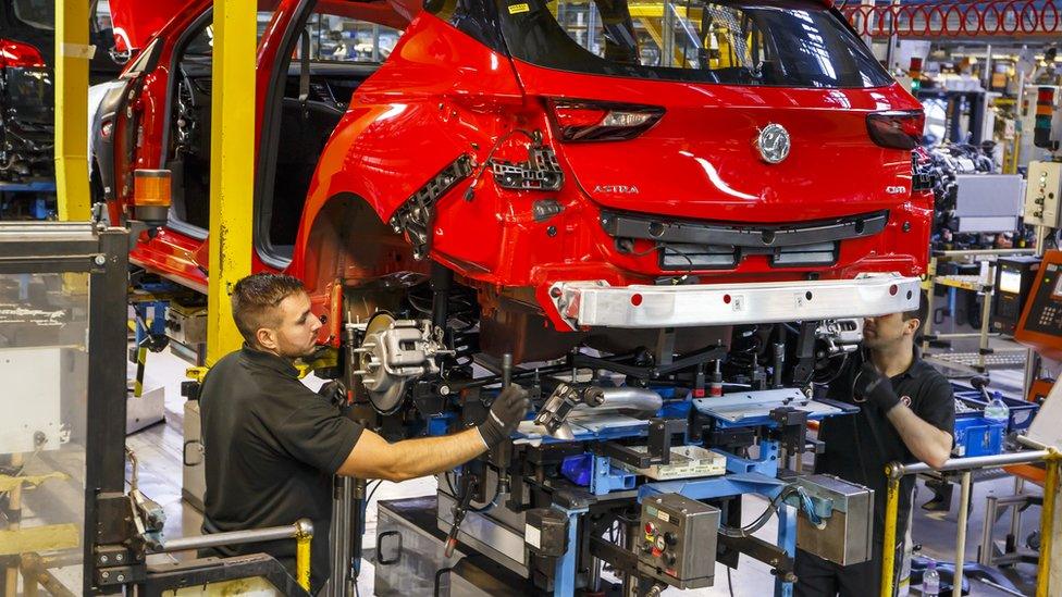 Vauxhall Astra production at Ellesmere Port