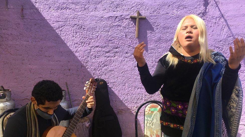 Ariel Hernandez Serrano hopes her music brings visibility to the trans community in Mexico City