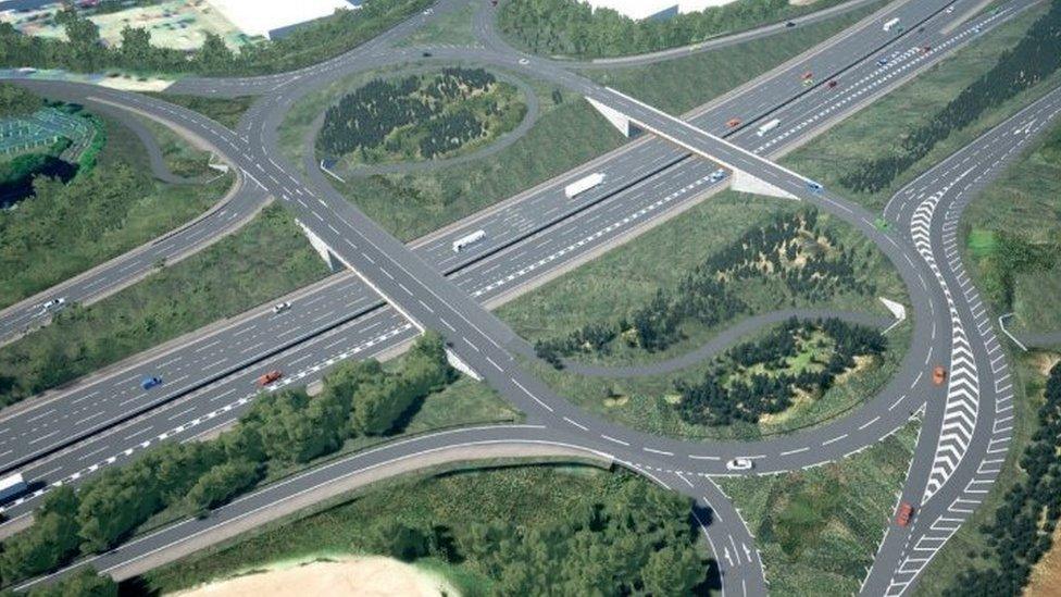 Junction 9 M3 plans