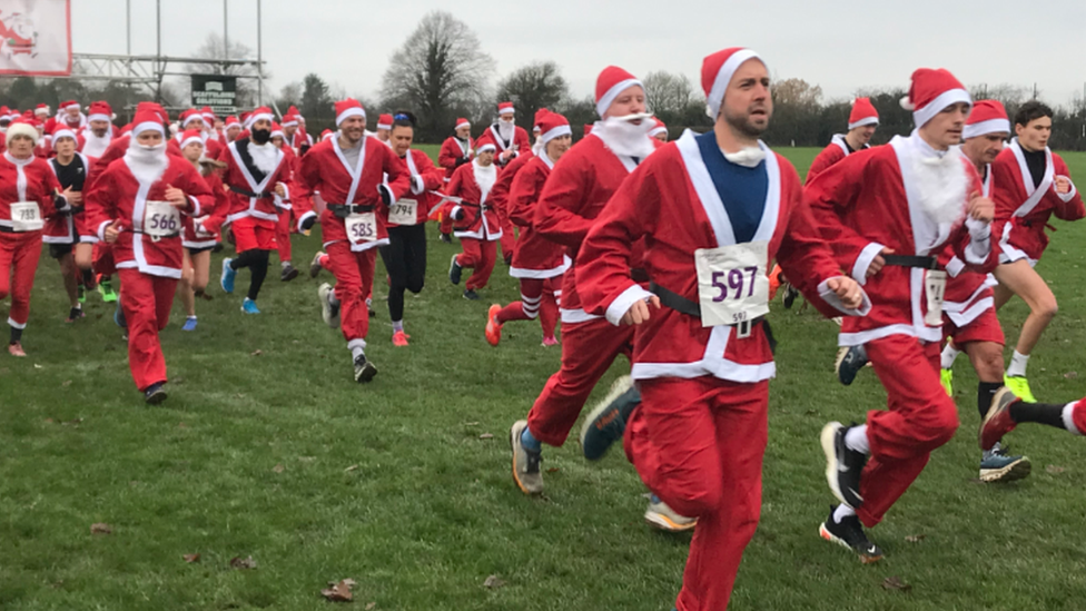 Santa run