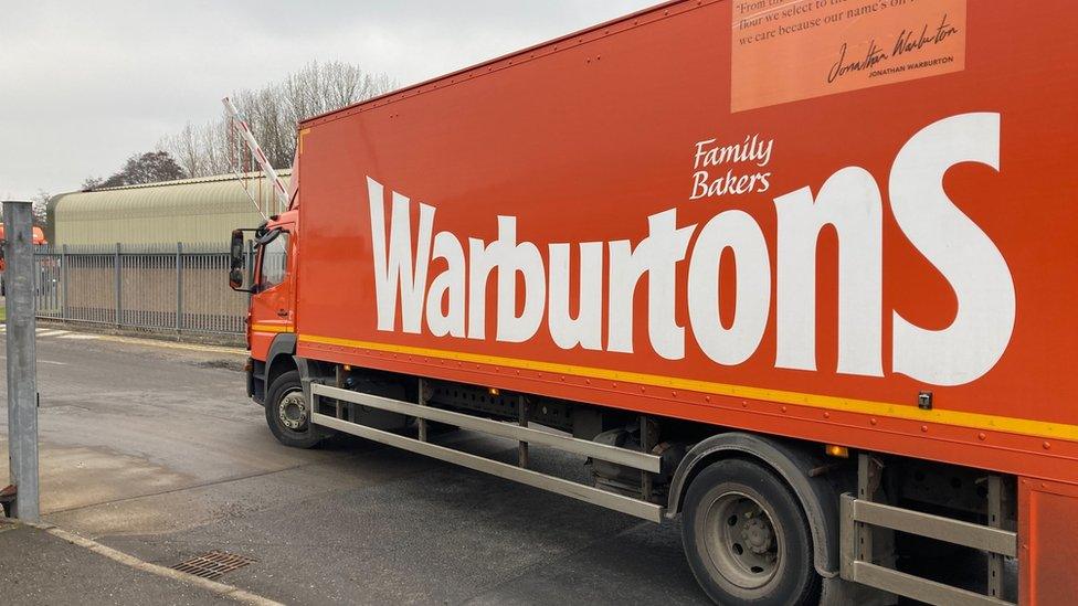 Warburtons factory in Eastwood