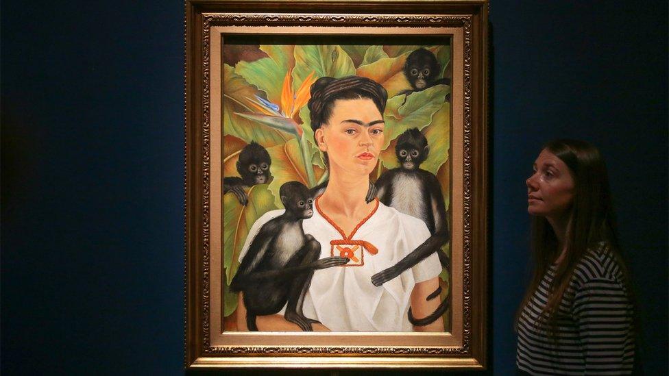 Frida Kahlo's Self-Portrait with Monkey