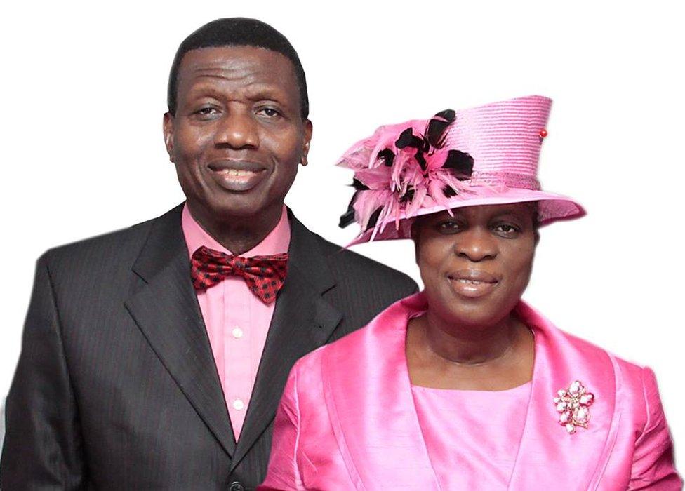 Pastor-Enoch Adeboye and his wife