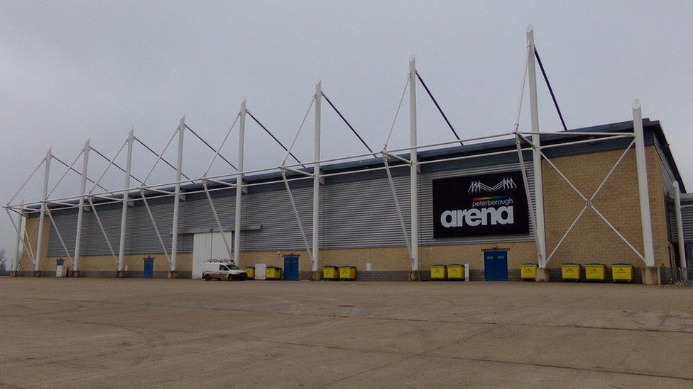 Peterborough Arena sign