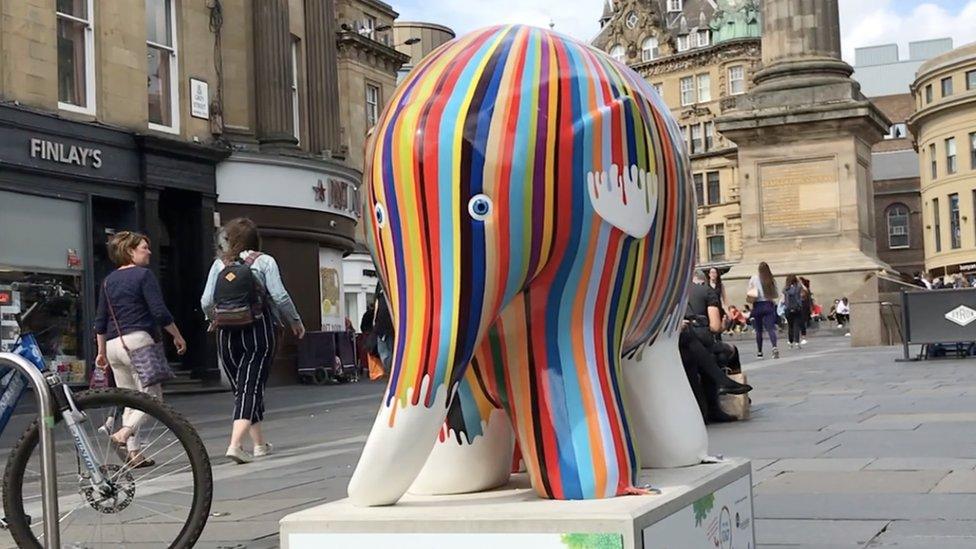 Decorated Elmer the Elephant