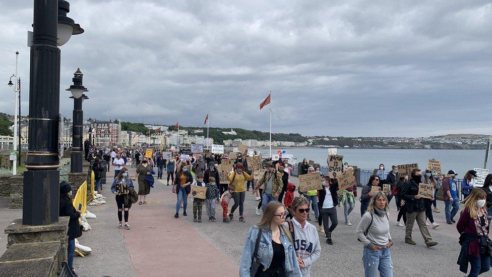 Isle of Man Black Lives Matter protest