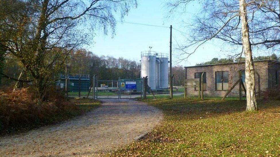 Lyndhurst sewage treatment works