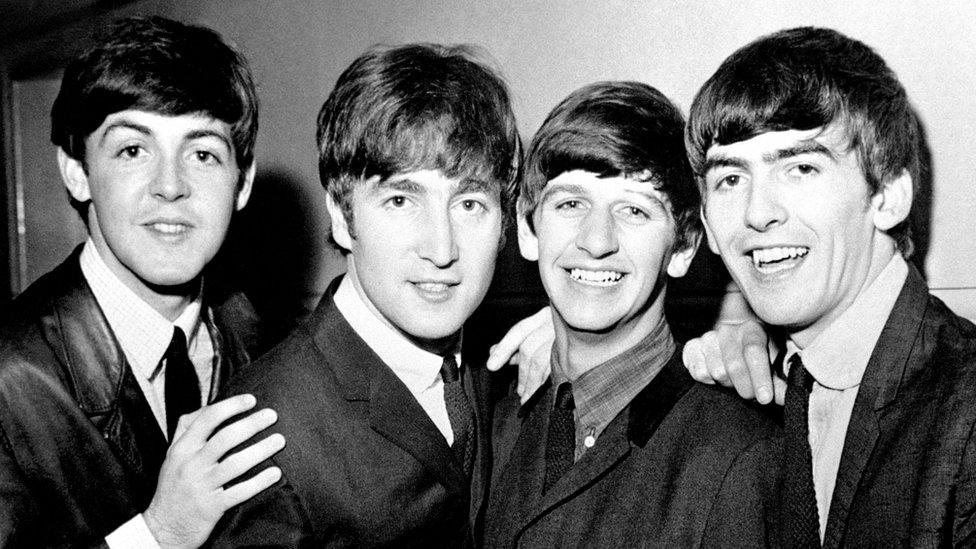 Paul McCartney, John Lennon, Ringo Starr and George Harrison