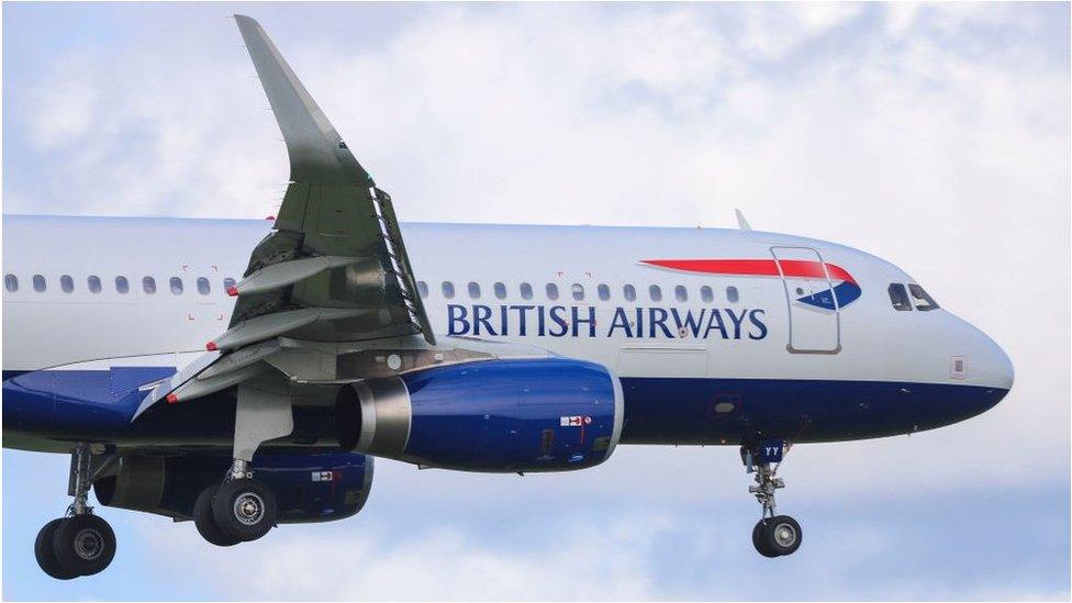 British Airways plane