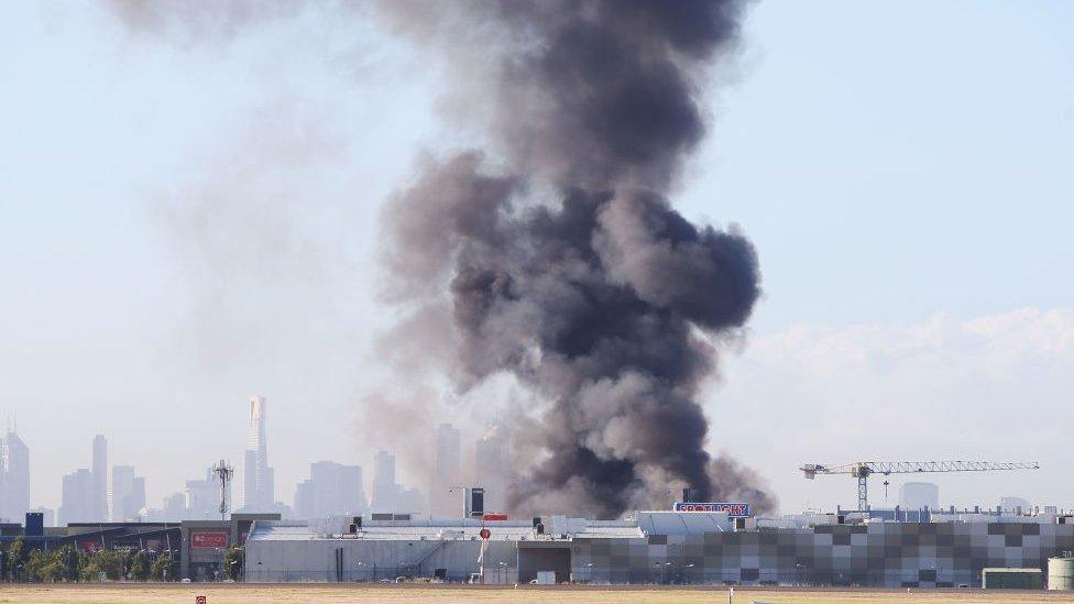 A view from the tarmac at Melbourne's Essendon Airport