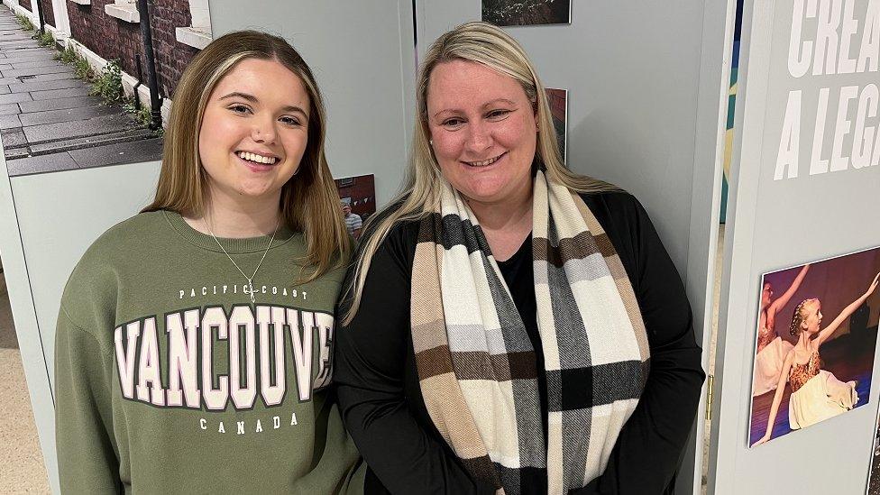 Lucy Flynn (left) and Christine Farmer