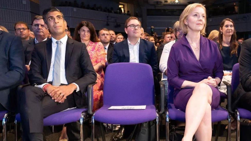 Rishi Sunak and Liz Truss