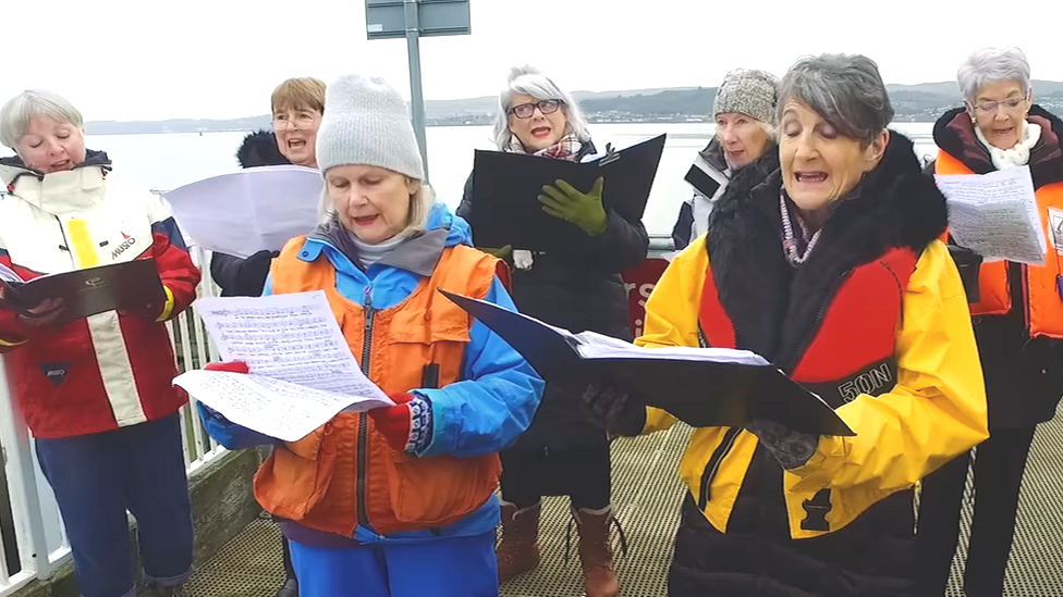 Kilcreggan Ferry choir