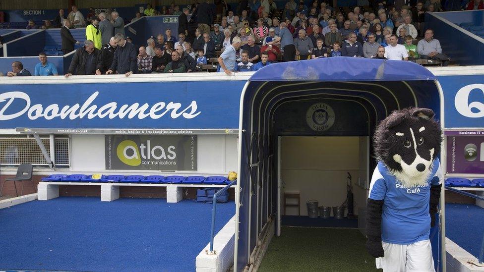 Fans at Palmerston