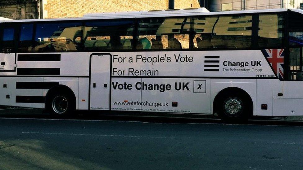 Change UK battle bus