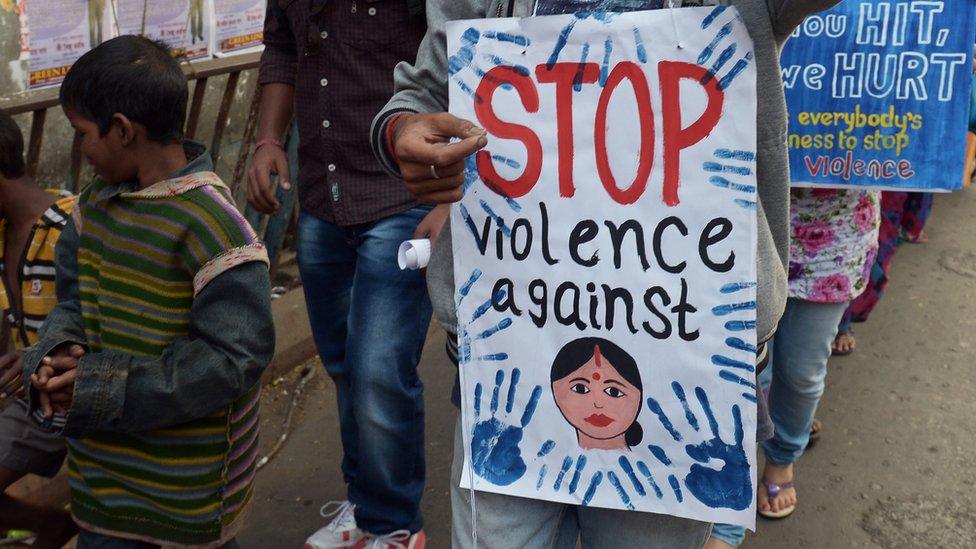 Protest against rape