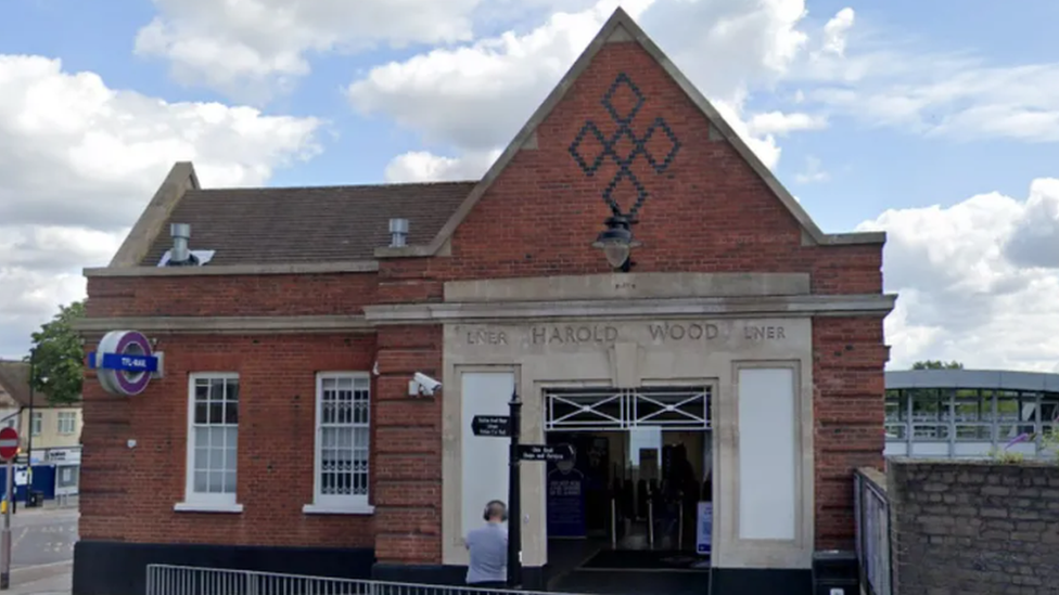 Harold Wood railway station in east London