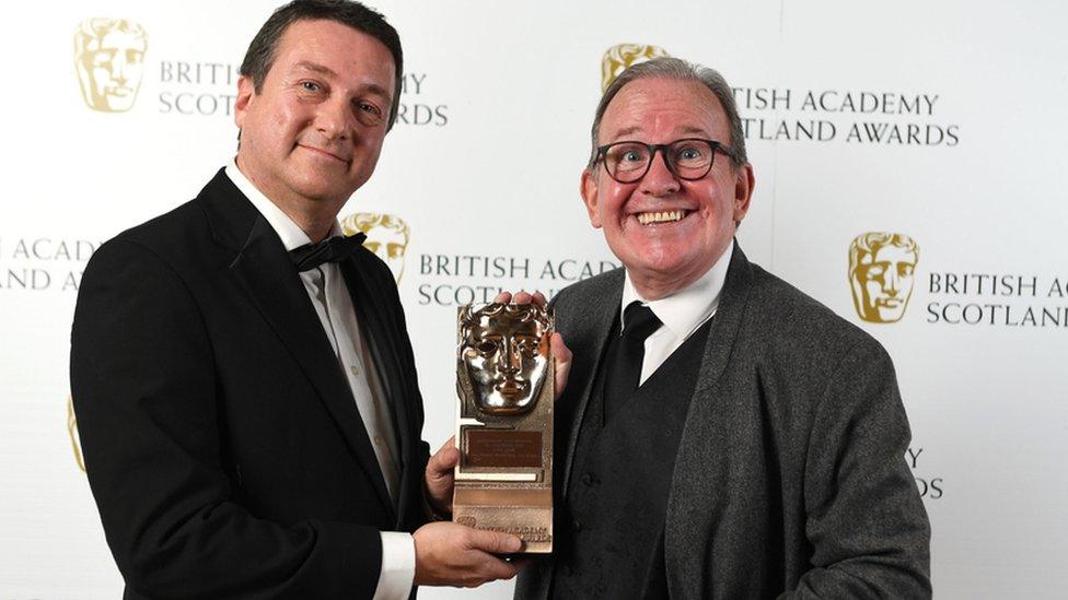 Ford Kiernan receives his award