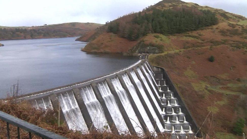 Clywedog reservoir