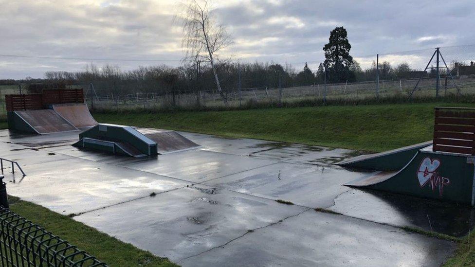 Old skate park, Haslingfield