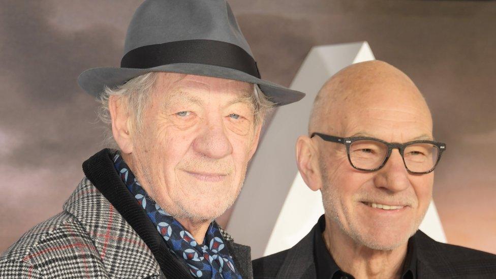 Sir Ian McKellen and Sir Patrick Stewart