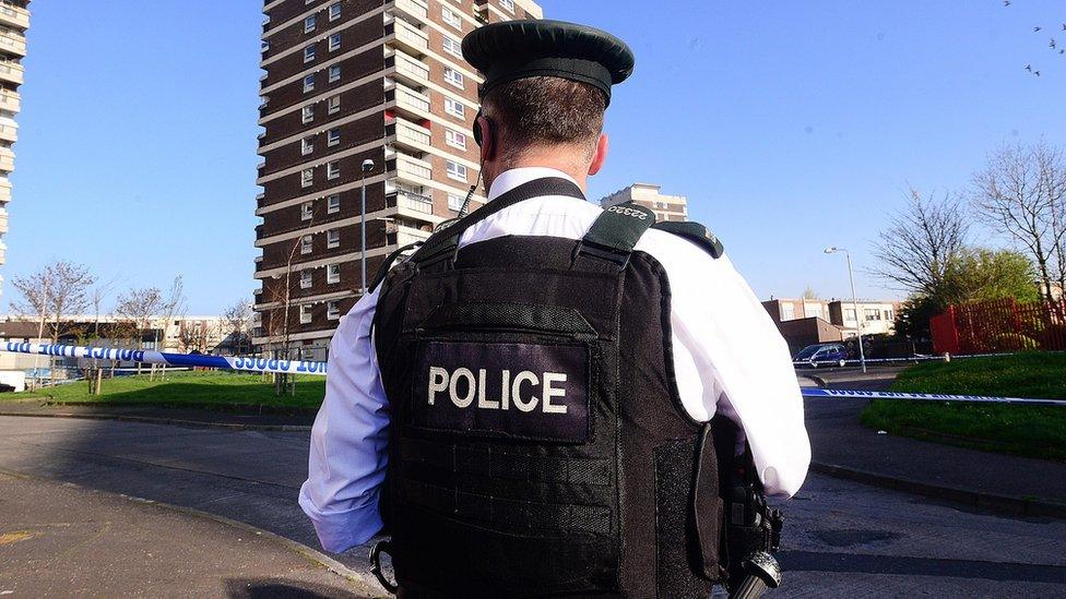 Police officer in north Belfast