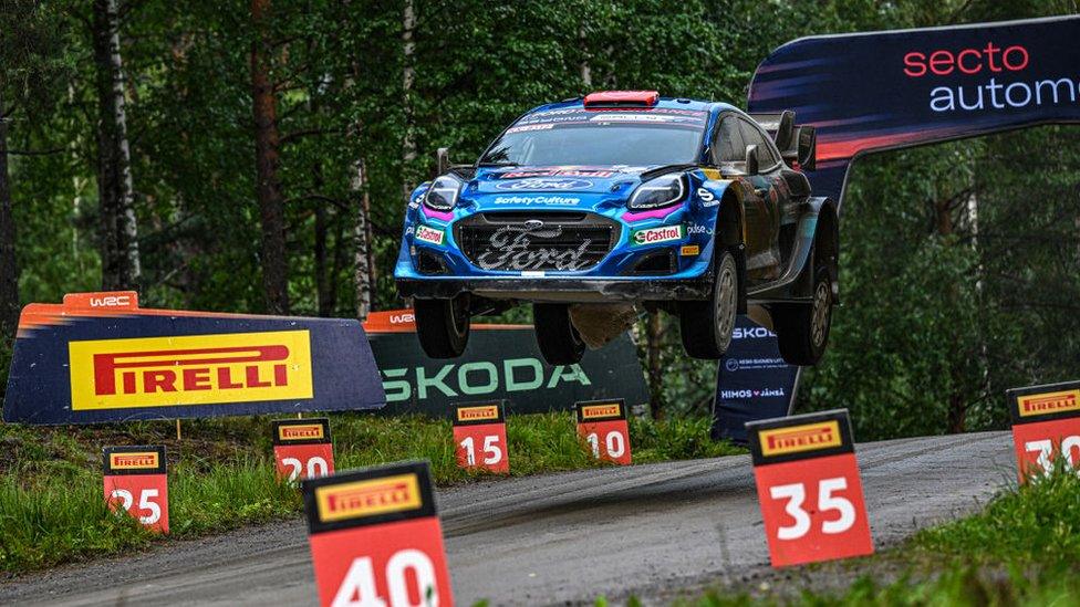 M-Sport Ford Puma - during Day Three of the FIA World Rally Championship Finland on August 05, 2023 in Jyvaskyla, Finland