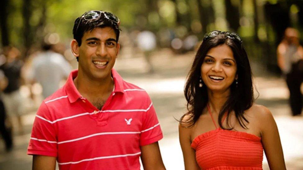 Rishi Sunak and Akshata Murty