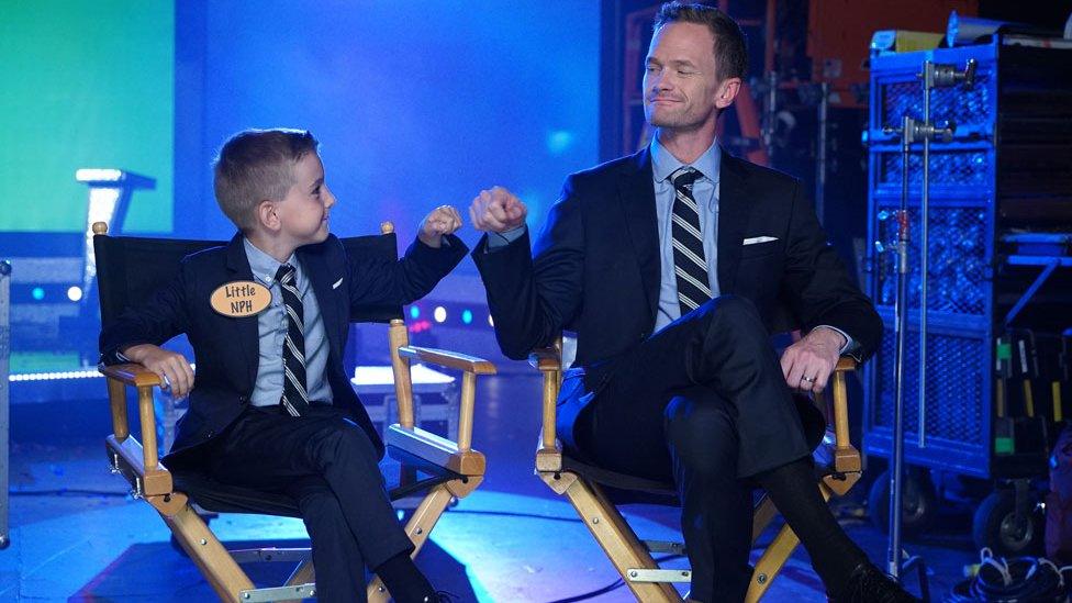 Neil Patrick Harris with Nathaniel Motulsky, aka "Little NPH"