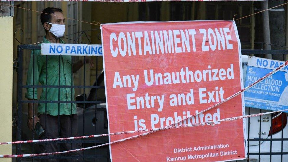 A containment zone notice