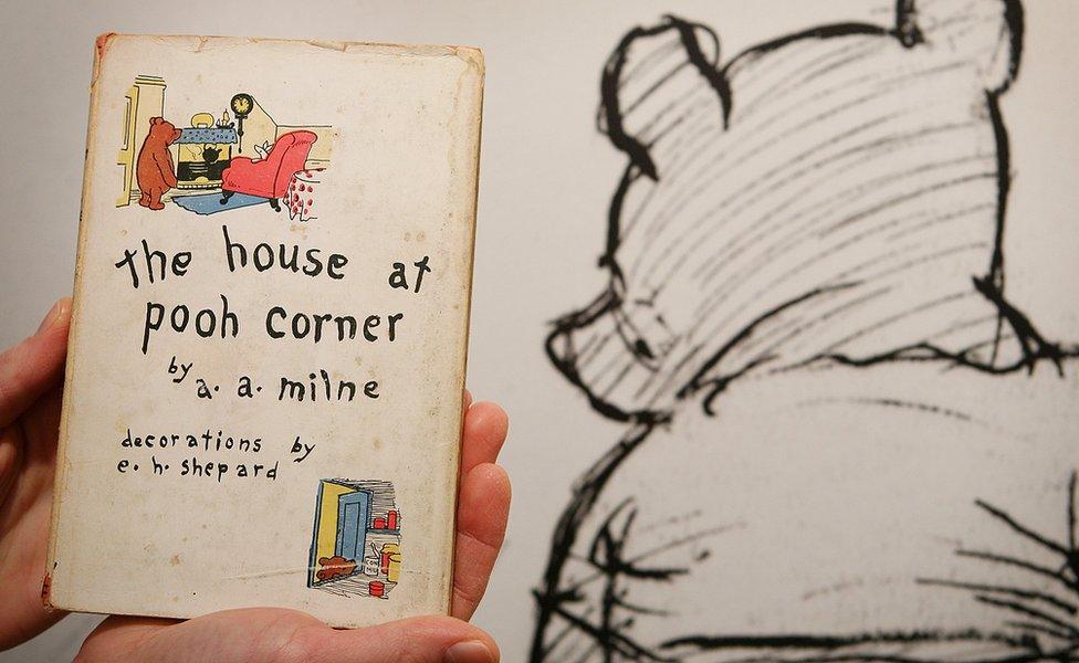 American first edition of the house at pooh corner sold in 2008