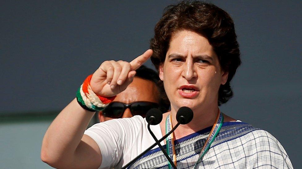 Priyanka Gandhi campaigning